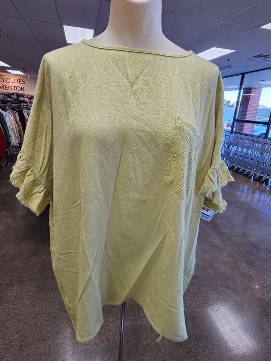 Top Ss By Easel In Green, Size:L