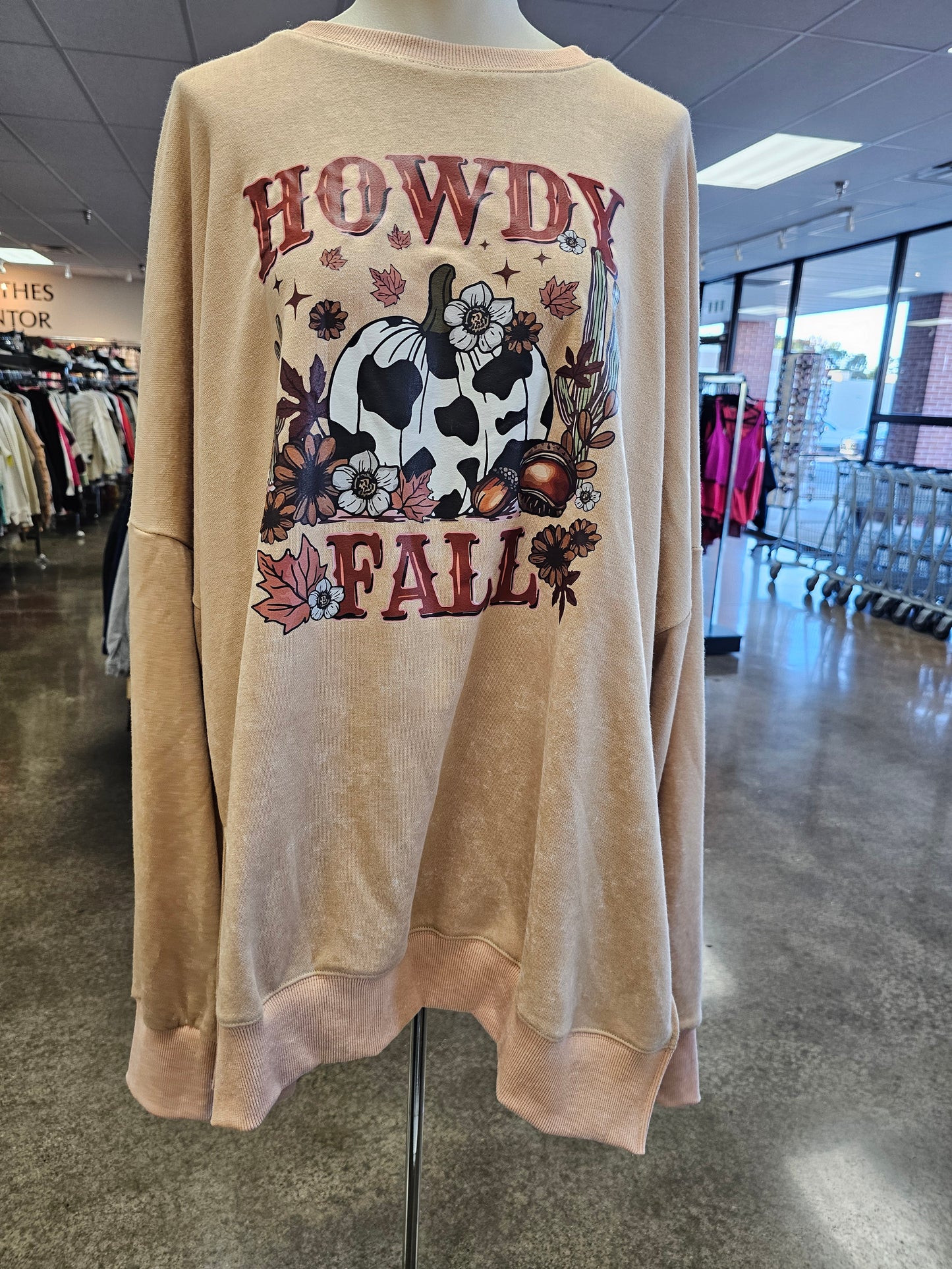 Top Ls By Clothes Mentor In Tan, Size:Xl