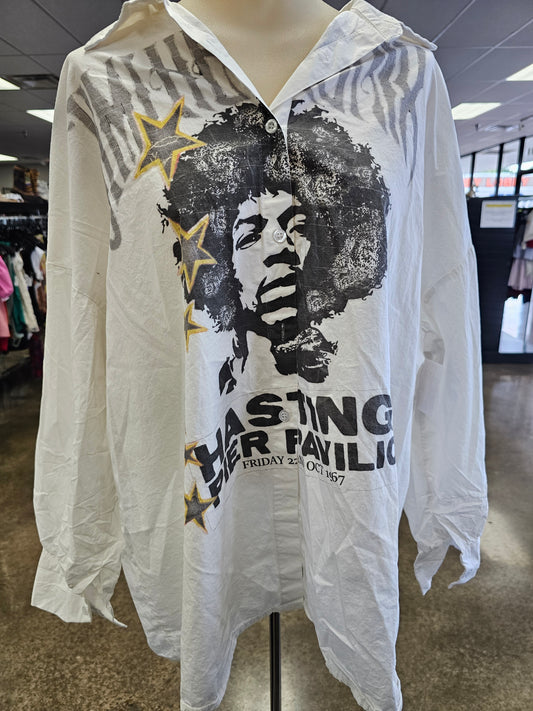 Top Ls By Clothes Mentor In White, Size:S