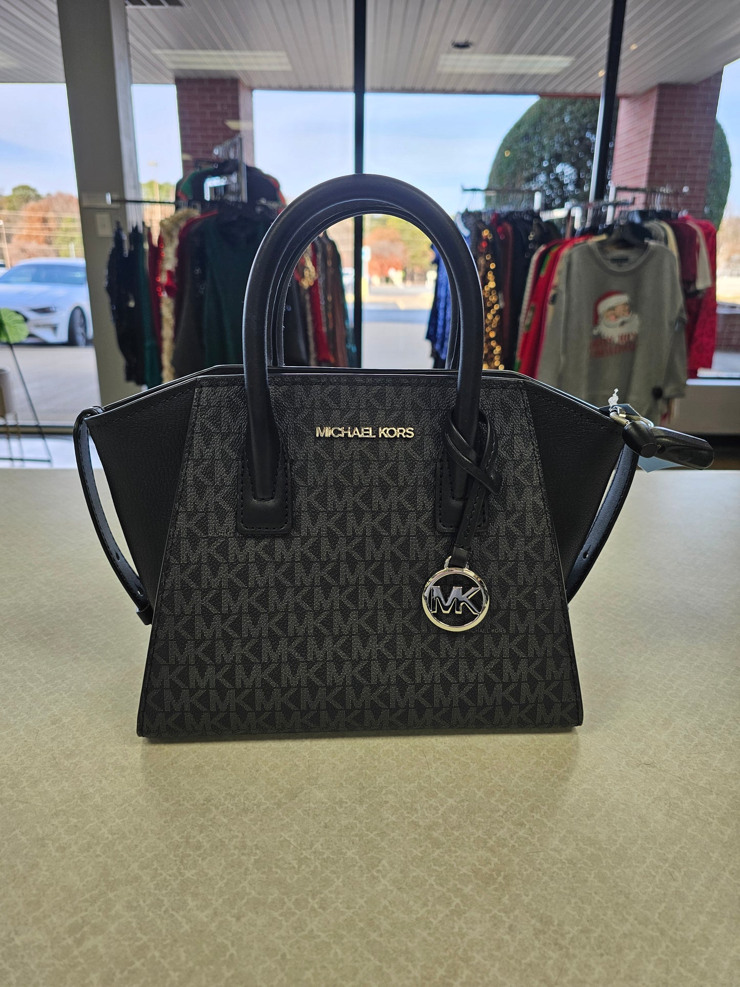 Handbag Designer By Michael Kors In Black, Size:Small