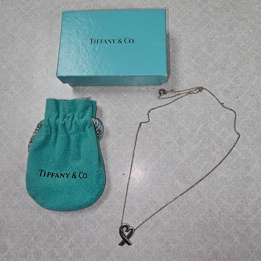 Necklace Luxury Designer By Tiffany And Company In Silver