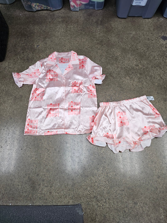 Pajamas 2Pc By Clothes Mentor In Pink, Size:L