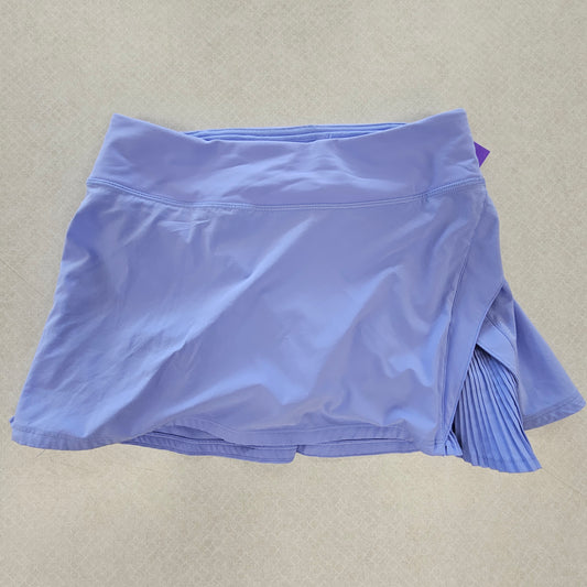 Athletic Skort By Lululemon In Blue, Size:4