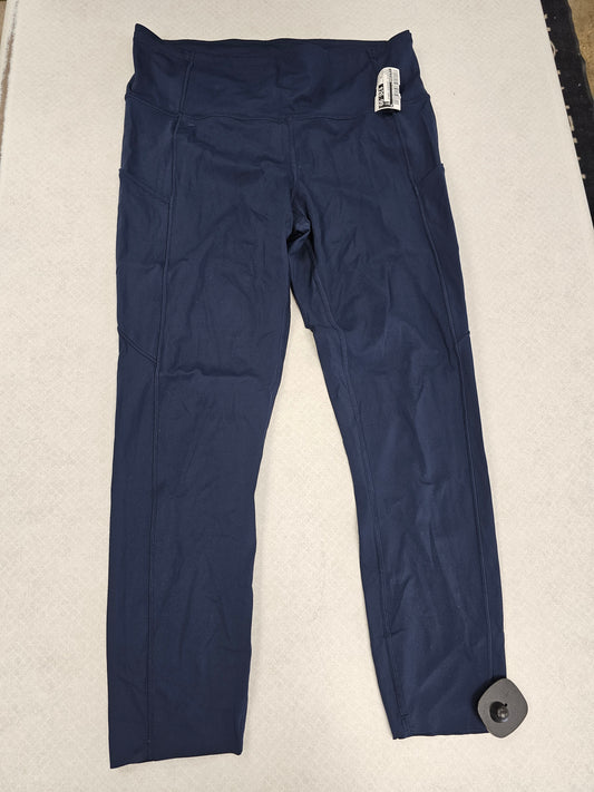 Athletic Leggings Capris By Lululemon In Navy, Size:10