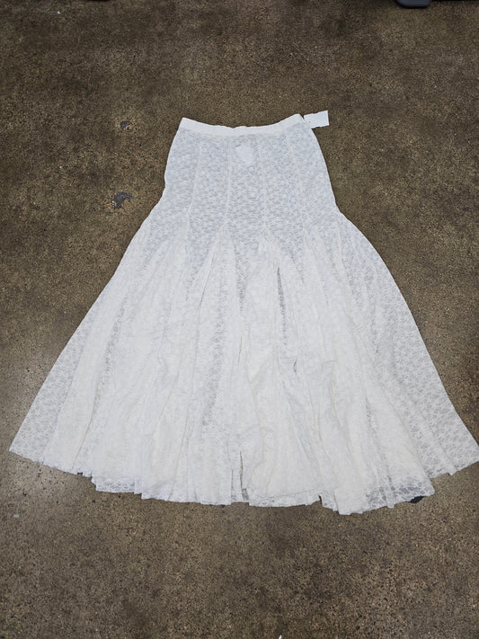 Skirt Maxi By Free People In White, Size:Xs
