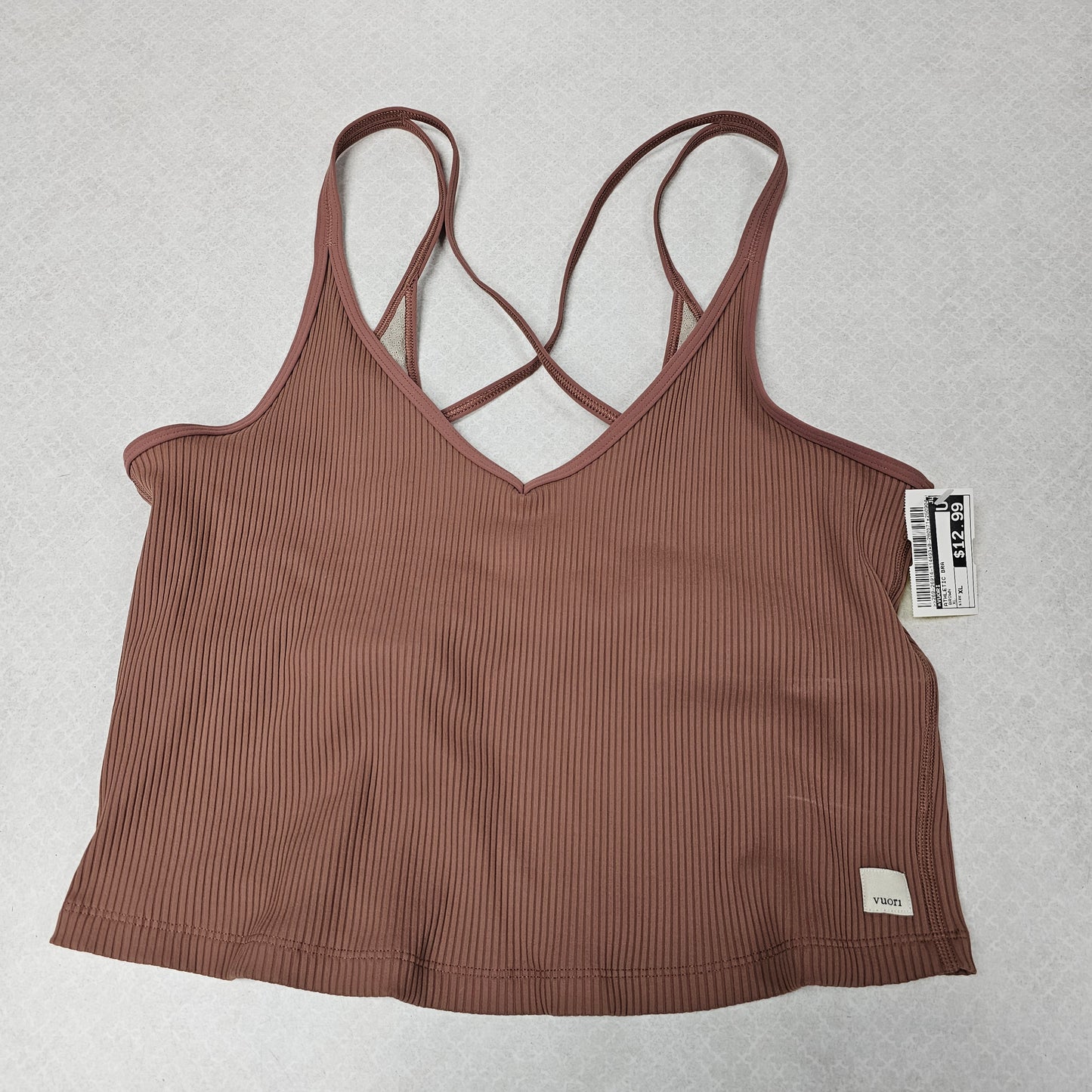 Athletic Bra By Vuori In Brown, Size:Xl