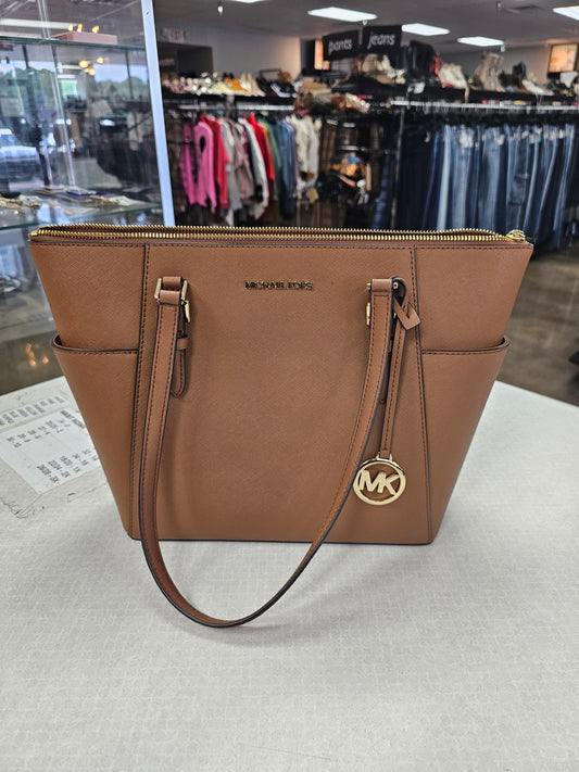 Handbag Designer By Michael Kors In Tan, Size:Large