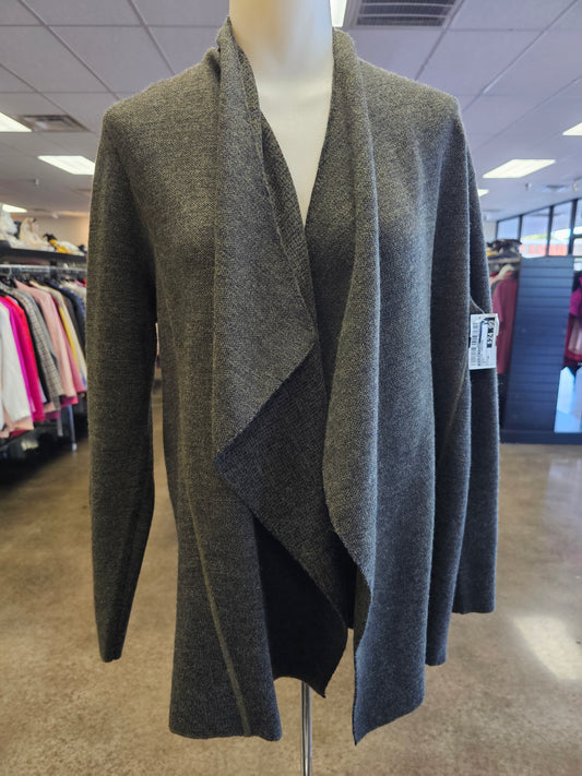 Sweater Cardigan By Eileen Fisher In Green, Size:Mp