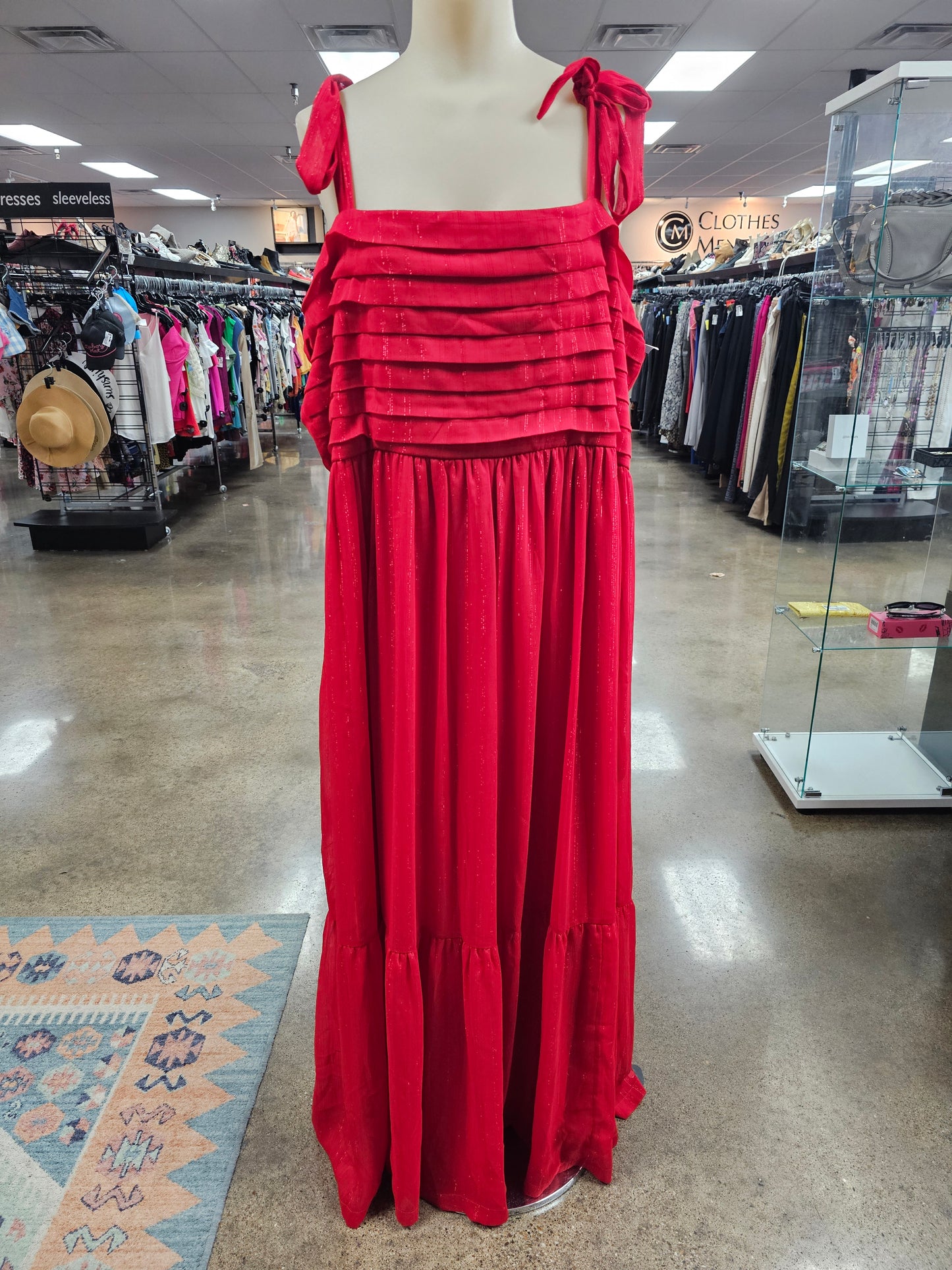 Dress Party Long By Arula In Red, Size:3